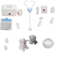 NK-Juego de accesorios para muñecas de juguete, kit médico de suministros para muñecas Barbie, juguetes para bebés, casa de muñecas, regalo de Navidad 2024 - compra barato