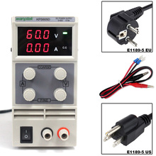 Wanttek-mini fuente de alimentación de CC conmutada, KPS605D, 60V, 5A, un solo canal ajustable, SMPS Digital 0-60V/0-5A, 110V-230V, 0,1 V/0.01A 2024 - compra barato