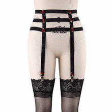 Harajuku Rose Bondage Harness Bridal Wedding Garter Belt Stockings Suspenders Strap Body Cage Strumpfband Body Harness P0081 2024 - buy cheap