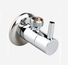 Accesorio clásico de latón para baño, válvula de ángulo redondo con interfaz 1/2x1/2, AG809 2024 - compra barato