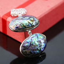 23*32mm  abalone seashells pendant stripe women girls gifts Accessories Series jewelry making crafts DIY 2024 - buy cheap