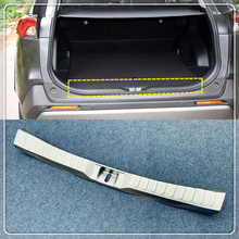 Для Toyota RAV4 2019 2020 автостайлинг, внутренний протектор заднего бампера Защитная панель отделка из нержавеющей стали авто аксессуары 2024 - купить недорого