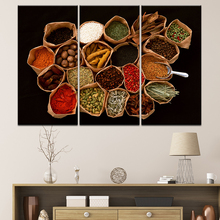 wall Pictures Seasoning Chili Spices Food Wall Art canvas painting HD Print Poster for restaurant Kitchen Living Room Home Decor 2024 - buy cheap