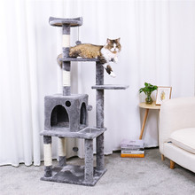 Domestic Delivery Cat Tree Tower Furniture Kitten Playhouse Sisal Scratching Posts Cat Jumping Platforms With Soft Mat 2024 - buy cheap
