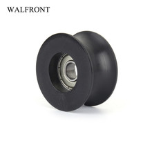 Nylon Roller Bearings 0840UU 8mm Groove Guide Pulley Sealed Rail Groove Ball Bearing Wheel 8*40*20.5mm 2024 - buy cheap