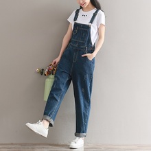 Denim overalls for women 2018 woman dungarees female jumpsuits for women 2018 jeans fashion female winter jumpsuit DD1639 2024 - buy cheap