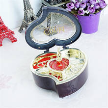 Modern Heart Shaped Music Box Ballerina Girl Ornaments Hand Crank Plastic Music Box Clockwork Music Boxes Crafts Birthday Gifts 2024 - buy cheap