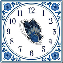5d diy Алмазная картина настенные часы Алмазная Вышивка Бабочка животный узор 3D вышивка крестиком ручной работы семейный набор художественных работ 2024 - купить недорого
