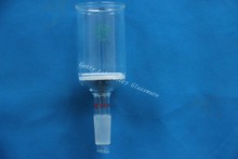 250ml Glass Buchner funnel filter, 3# core size 15-40 Micron, with 24/40 standard joint 2024 - buy cheap