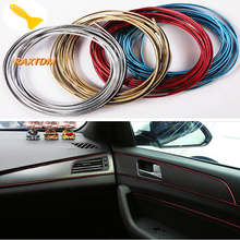 Molduras para interior automotivo, 5 m, linha de guarnição decorativa para mazda 2, 3, 5, 8, mazda 6 2024 - compre barato