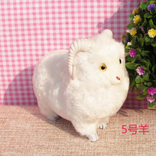 mini simulation sheep toy lifelike cute small sheep model doll about 13x8x11cm 2024 - buy cheap