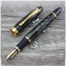Fountain Pen Noble Iron Grey 18KGP F Nib Fountain Pen Stationery School/&Office Writing Pen Fountain Pen Color : 01, Size : Free