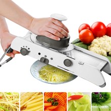 Mandolin Slicer Manual vegetable Slicer Professional Grater With Adjustable 304 Stainless Steel Blades Kitchen Cooking Tool 2024 - buy cheap