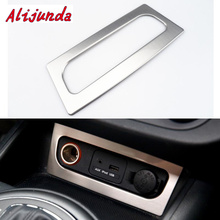 Alijunda Car cigarette lighter decorative cover Trim Stainless Steel Material For Kia Sportage R 2013-2015,auto accessories 2024 - buy cheap
