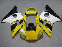 Custom Fairing kit for YAMAHA YZFR6 98 99 00 01 02 YZF R6 1998 2000 2002 YZF600 Yellow white black Fairings Set+7gifts YX24 2024 - buy cheap