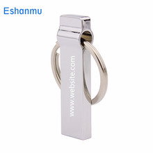 Eshanmu  Metal usb pendrive  can custom your name free Logo  2GB4GB 8GB 16GB 32GB usb flash drive stick pen drive with ringchain 2024 - buy cheap