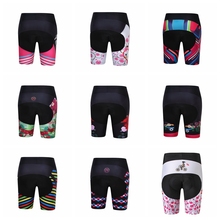 Shorts de ciclismo feminino coolmax, shorts com acolchoamento 3d à prova de choque para mtb mountian ciclismo de estrada justo 2024 - compre barato