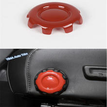 Lapetus Car Styling Colorful Seat Adjustment Memory Knob Switch Frame Cover Trim 1 Pcs ABS Fit For Jeep Wrangler JL 2018 - 2022 2024 - buy cheap