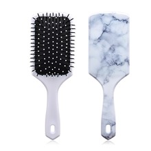 Hair Scalp Massage Comb 1pcs Marbling Hairbrush Women Wet Curly Detangle Hair Brush for Salon Hairdressing Styling Tools 2024 - buy cheap