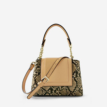 Fashion Crossbody Bag Snake PU Leather Shoulder Bag Female Chain Messenger Bag Brand Bag Luxury Handbags 2024 - buy cheap