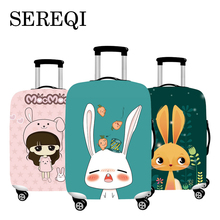 SEREQI Rabbit Travel Luggage Cover For 18-32 Inch Suitcase Travel Bag Protection Case Luggage Bag Dust Cover Travel Accessories 2024 - buy cheap