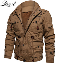 Jaqueta de lã de inverno masculino quente com capuz bolsos casaco grosso carga outerwear masculino jaquetas militares dos homens roupas marca bm296 2024 - compre barato