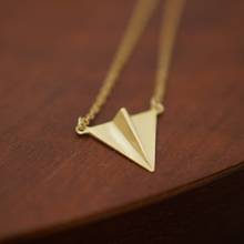 Daisies New Arrivals 925 Sterling Silver Jewelry Paper Airplane Sterling Silver Necklaces&Pendants collar de plata 2024 - buy cheap