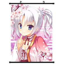 Póster enrollable de pared con impresión de Anime GALGAME, decoración de pared para el hogar, rollo de pintura para decoración del hogar, 40*60cm 15,7 "x23,6", Festival de la moda 2024 - compra barato