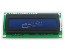 Waveshare LCD1602 Высокая четкость синяя светодиодная подсветка белый символ ЖК-модуль TN/STN модуль 5 В для логической схемы 2024 - купить недорого