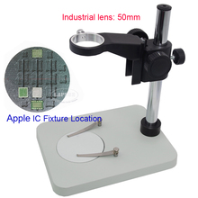 Soporte para lente de microscopio Industrial Digital de 50mm, placa de trabajo de fijación IC para Cpu de Chip NAND A8 A9 A10, eliminación de pegamento de soldadura 2024 - compra barato