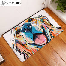 Modern Style mats Lovely Dog Printing Carpets Anti-slip Floor Mat kitchen Living room Outdoor Rugs Animal Front DoorMat 2024 - buy cheap