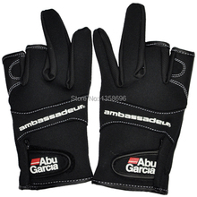 Водонепроницаемые охотничьи перчатки Abu Garcia с тремя пальцами, бесплатная доставка 2024 - купить недорого