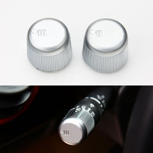 2pcs/pair Matte Headlight Wiper Switch Button Control Knob Decoration Cover Cap Trim For Wrangler 2011-15 Car Styling 2024 - buy cheap