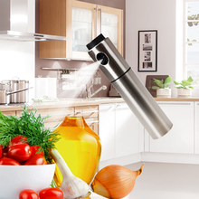 Silver Stainless Steel Olive Pump Spraying Oil Bottle Sprayer Can Oil Jar Pot Tool Can Pot Cookware Kitchen Accessories Tools 2024 - buy cheap