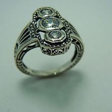 Free shipping custom processing wholesale and retail the Victorian antique silver rings 2024 - buy cheap