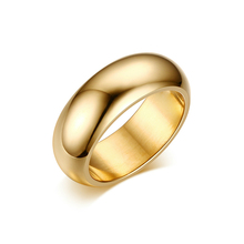 7 мм Широкие классические обручальные кольца для женщин и мужчин круглая бижутерия из нержавеющей стали обручальные оптовые ювелирные изделия обручальные кольца 2024 - купить недорого