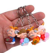 4pcs/lot Lovely Couples Key Chain Pendant Figure Toys PVC Kawai Couples Key Chain Collection Model Toy for Kids Gifts 2024 - buy cheap