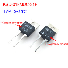 5PCS 0~35 Degree Celsius 1.5A Normally Open/Normally Closed Temperature Control Switch Thermal Switch KSD-01F/JUC-31F 2024 - buy cheap