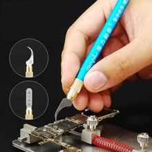 Remove CPU Double Crescent Knife knife For iPhone A7 A8 A9 A10 Motherboard IC Chip Side Glue Cleaner Flexible Thin Blade Knife 2024 - buy cheap