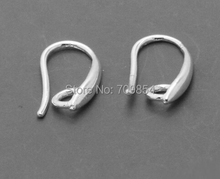200pcs/lot  new silver 8*15mm earhooks jewelry  findings 2024 - buy cheap