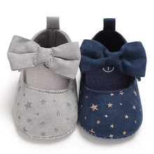 Bebê primeiros caminhantes sapatos de bebê macio fundo borboleta-nó da criança sapatos newbron bebê meninas sapatos 2024 - compre barato