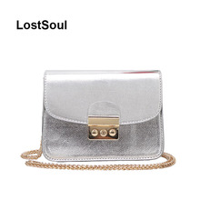 LostSoul fashion bag women messenger bags women shoulder bag wholesale flap chain crossbody bags cover candy colors bolso mujer 2024 - buy cheap