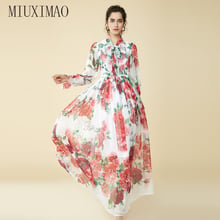 Vestido longo feminino estilo boho com estampa floral, elegante, de praia, férias, para festa 2024 - compre barato