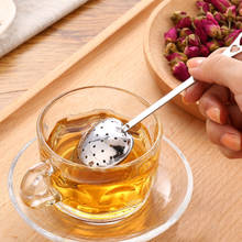 1 Pc Stainless Steel Practical Heart Shape Tea Infuser Spoon Strainer Steeper Handle Shower Table Tool 2024 - buy cheap
