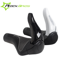 RockBros-empuñaduras de manillar de bicicleta, extremos de barra, tapas, empuñaduras de bicicleta de carretera, BMX, MTB, mangos suaves de goma de aluminio 2024 - compra barato