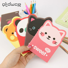 1PC Kawaii Cartoon Creative Stationery Office Supplies School Notebook Diary Panda Bear Notepad Color Random 2024 - buy cheap