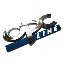 10PCSXPlastic Chrome OPCLINE OPC LINE Automobile Modification Sticker Emblem Badge 2024 - buy cheap