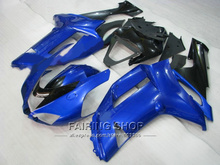 Топ! zx6r 2008 08-07 2007 комплект обтекателей для Kawasaki ninja (синий черный) Литые Обтекатели g07 2024 - купить недорого