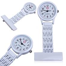 Clip-on Fob Quartz Hanging Brooch Round Nurse Pin Watch Luxury Men Women Steel Pocket Watch Relogio Colck Pocket & Fob Watches 2024 - buy cheap