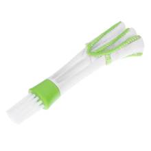 Double-end Car Vent Air-condition Blinds Window Cleaning Brush Cleaner Tool 2024 - buy cheap